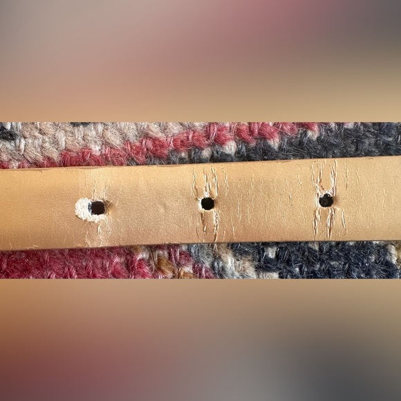 Vintage Liz Claiborne Leather Belt - Picture 4 of 6